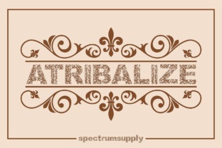 Atribalize: A Bold Display Font for Makers