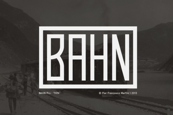 Bahn Pro Thin: A Sleek Display Font for Modern Web Layouts