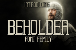 Beholder: The Gothic Display Font for Bold Branding