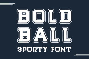 Bold Ball: A Sportive Display Font for Editorial Impact