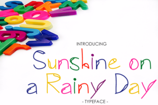 Branding with Sunshine on a Rainy Day Typeface