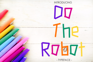 Do the Robot: A Quirky Display Font for Editorial Titles