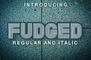 Fudged Typeface Review: A Techno Display Font for Bold Campaigns