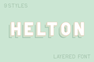 Helton Font Review: Layered Display Typography for Bold Brands