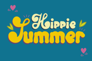 Hippie Summer: The Ultimate Retro Display Font for 60s Vibes