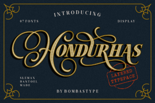 Hondurhas: A Premium Retro Display Font for Web Design
