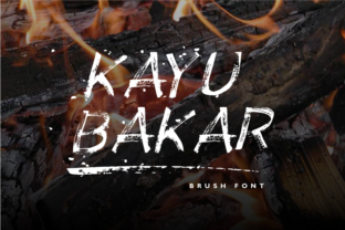 Kayu Bakar Font Review: Bold Brush Typography for Brands