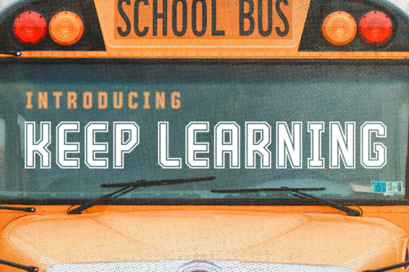 Keep Learning: The Sporty Display Font for Bold Campaigns
