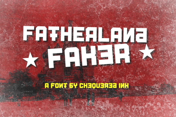 Launch Bold Campaigns with Fatherland Faker Display Fonts