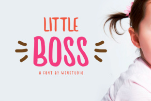 Little Boss: A Playful Display Font for Handmade Brands