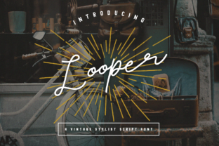 Looper: The Vintage Display Font for Bold Campaigns