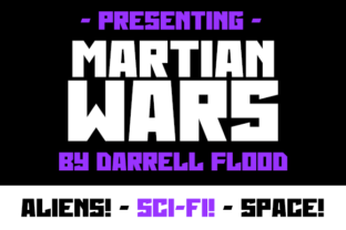 Martian Wars: The Ultimate Angular Font for Sci-Fi Design