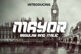 Mayor: The Stencil Display Font for Bold Marketing