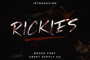 Rickies Display Font for Bold Web Headers