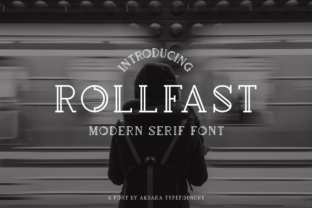 Rollfast: A Modern Outline Serif Font for Bold Branding