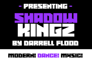 Shadowkingz Font Review: A Sci-Fi Display Typeface for Futurism