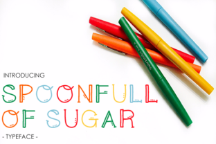 Spoonfull of Sugar: A Playful Display Font for Makers
