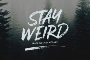 Stay Weird Font Review: A Bold Display Choice