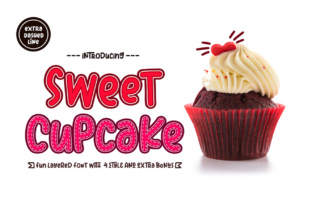 Sweet Cupcake Font Review for Social Campaigns