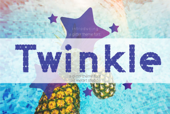 Twinkle: A Sparkly Display Font for Friendly Branding