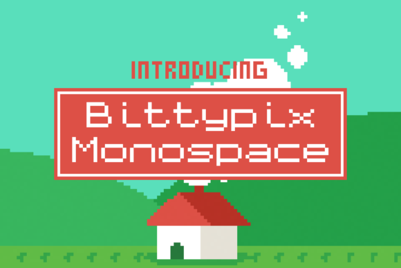 Using Bittypix Monospace for Retro Digital Branding