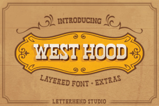 West Hood: A Classic Wild West Display Font for Bold Web Design