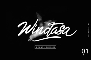 Windasa: A Hand Lettering Display Font for Elegant Editorial Design